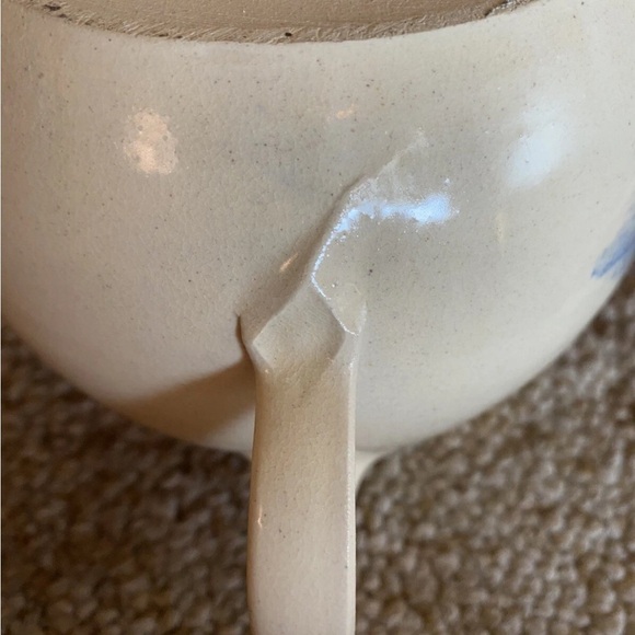 Vintage Casey Stoneware Blue and Cream Duck Art Pitcher EUC!! - Picture 13 of 16